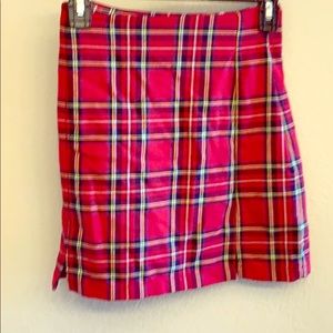 Brandy Melville plaid skirt new with tags